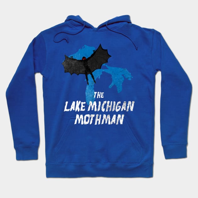 The Lake Michigan Mothman Hoodie by Singular Fortean's Singular Shop